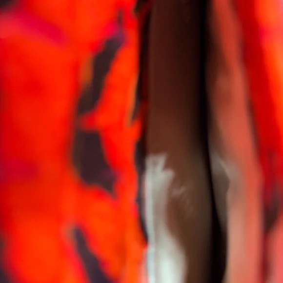 Brahmin Neon Pink & Orange Croc-Embossed Crossbody Bag - Picture 6 of 10